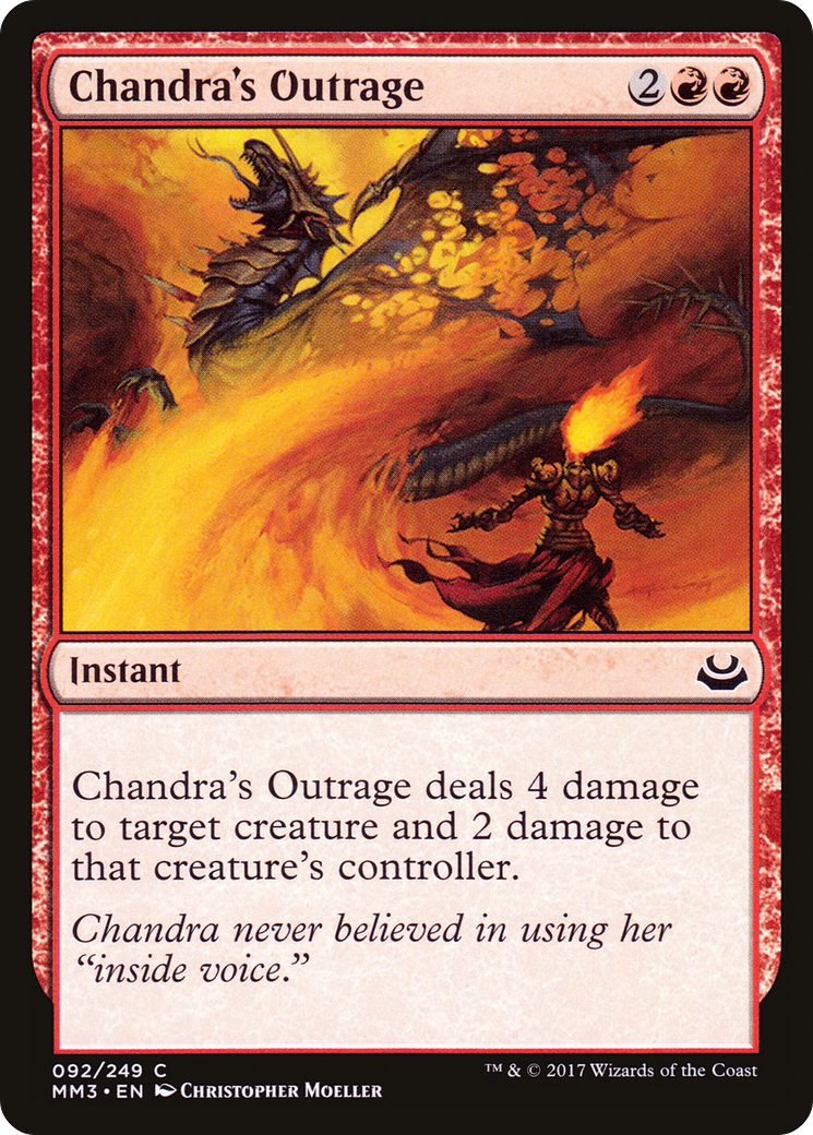 Chandra's Outrage (MM3-092) [Modern Masters 2017]