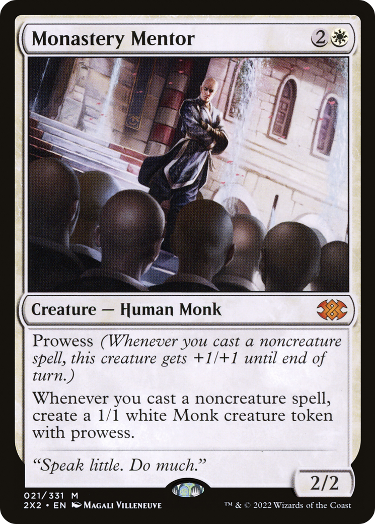 Monastery Mentor (2X2-021) [Double Masters 2022]