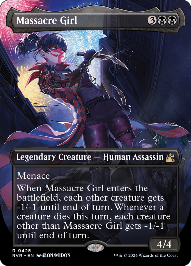 Massacre Girl (RVR-425) [Ravnica Remastered] (Borderless)