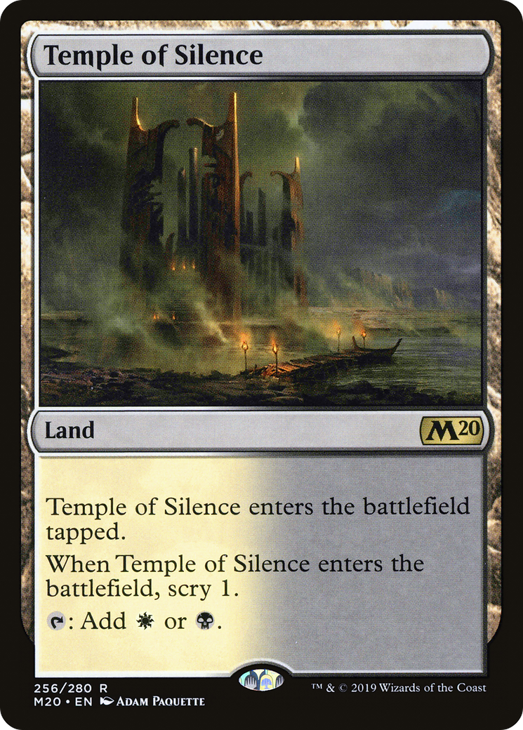 Temple of Silence (M20-256) [Core Set 2020]