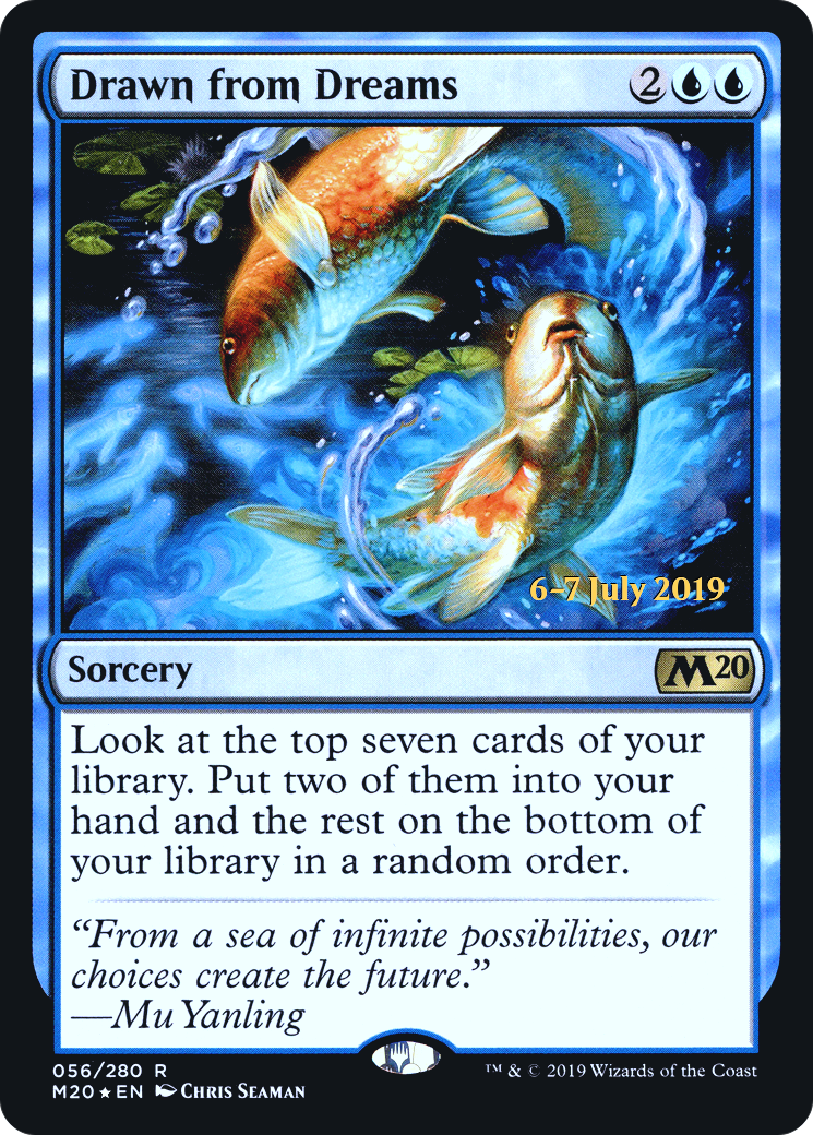 Drawn from Dreams (PRE-56S) [Core Set 2020 Promos] Foil