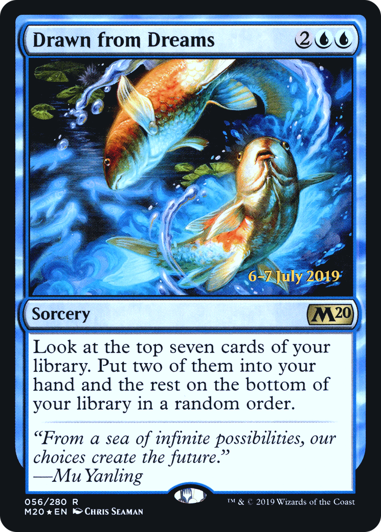 Drawn from Dreams (PRE-56S) [Core Set 2020 Promos] Foil