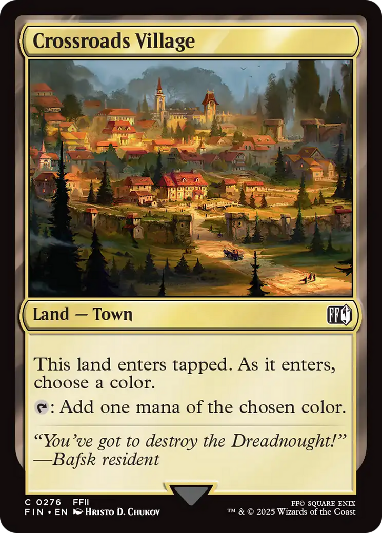 Crossroads Village (FIN-276) [FINAL FANTASY] Foil