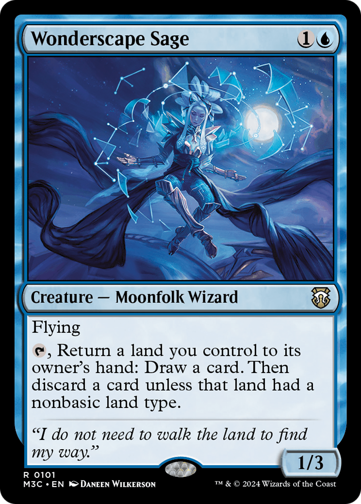 Wonderscape Sage (M3C-101) [Modern Horizons 3 Commander]