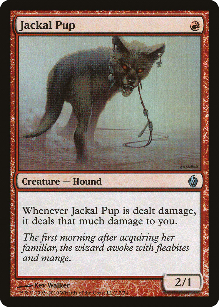 Jackal Pup (PD2-002) [Premium Deck Series: Fire and Lightning] Foil