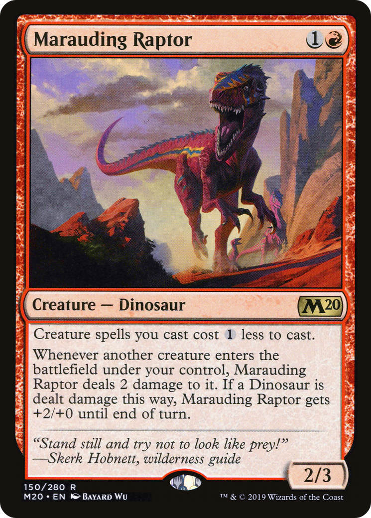 Marauding Raptor (M20-150) [Core Set 2020]