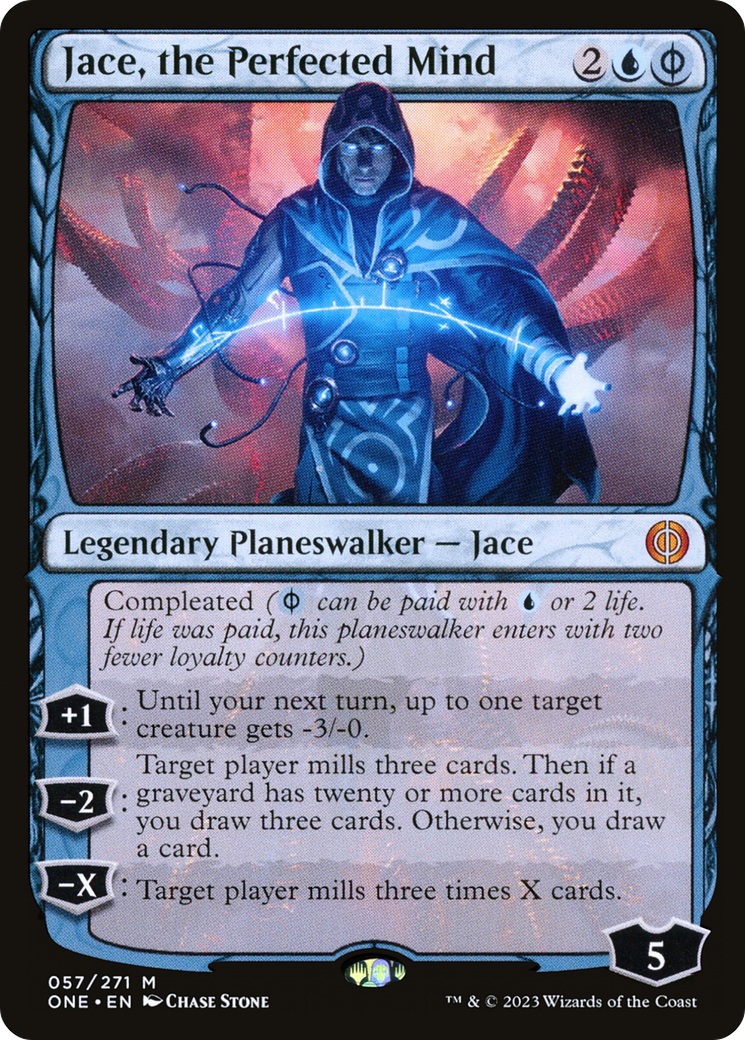 Jace, the Perfected Mind (ONE-057) [Phyrexia: All Will Be One]