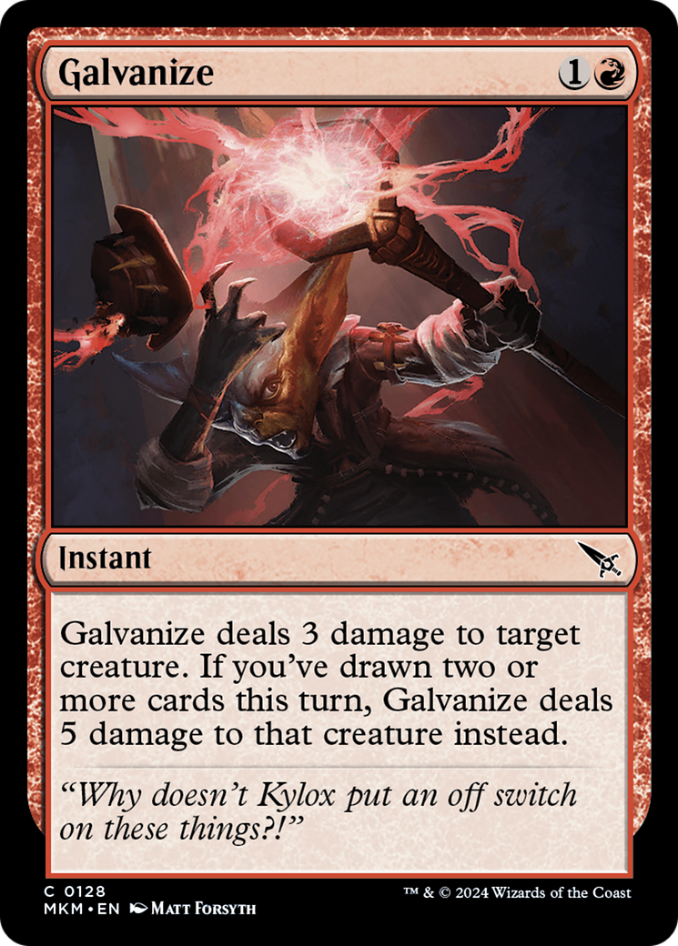 Galvanize (MKM-128) [Murders at Karlov Manor] Foil