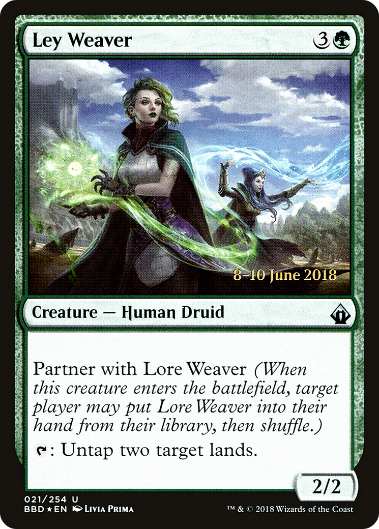 Ley Weaver (LARP-21S) [Battlebond Promos] Foil