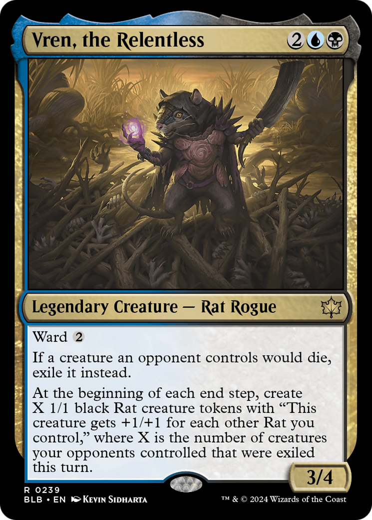 Vren, the Relentless (BLB-239) [Bloomburrow]