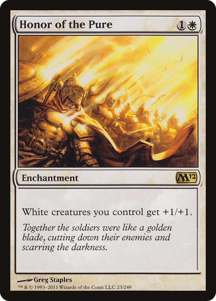 Honor of the Pure (M12-023) [Magic 2012]