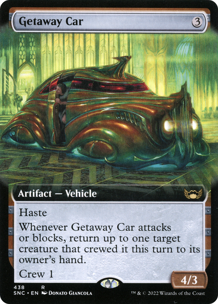 Getaway Car (SNC-438) [Streets of New Capenna]: (Extended Art)