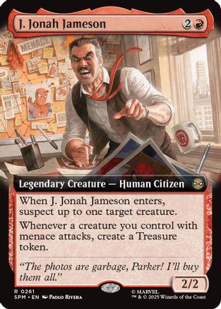 J. Jonah Jameson (Extended Art) (SPM-261) [Marvel's Spider-Man]