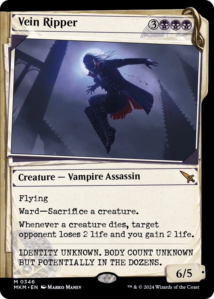 Vein Ripper (MKM-346) [Murders at Karlov Manor]: (Showcase) Foil