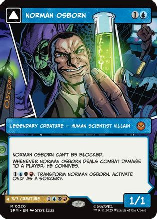 Norman Osborn (Borderless) (SPM-220) [Marvel's Spider-Man] Foil