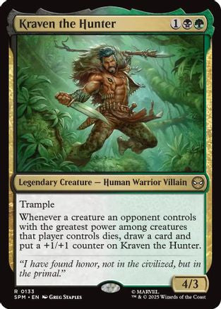 Kraven the Hunter (SPM-133) [Marvel's Spider-Man] Foil