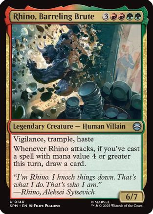 Rhino, Barreling Brute (SPM-140) [Marvel's Spider-Man]