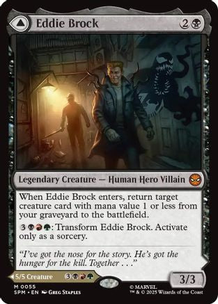 Eddie Brock (SPM-055) [Marvel's Spider-Man] Foil
