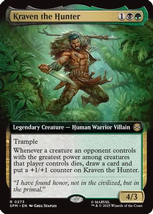 Kraven the Hunter (Extended Art) (SPM-273) [Marvel's Spider-Man] Foil