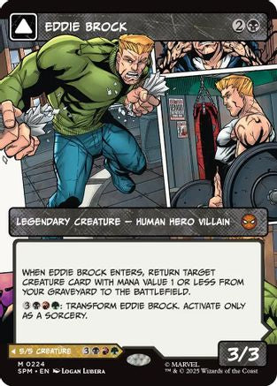 Eddie Brock (0224) (Borderless) (SPM-224) [Marvel's Spider-Man] Foil