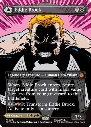 Eddie Brock (0233) (Borderless) (SPM-233) [Marvel's Spider-Man] Foil