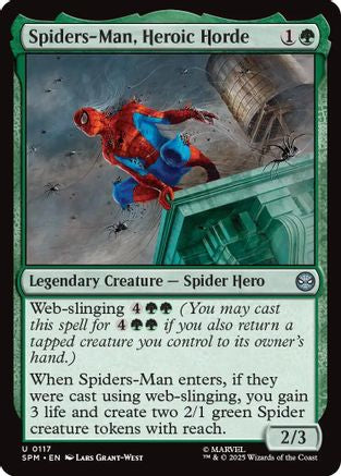 Spiders-Man, Heroic Horde (SPM-117) [Marvel's Spider-Man] Foil