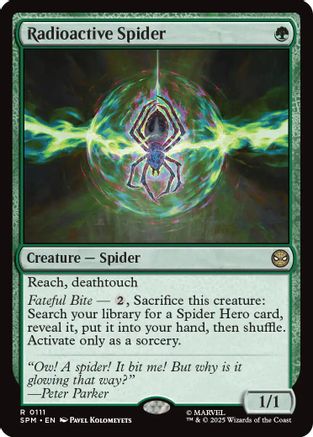 Radioactive Spider (SPM-111) [Marvel's Spider-Man] Foil