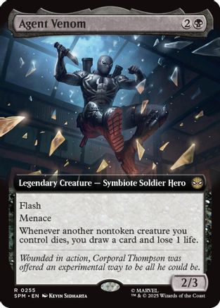 Agent Venom (Extended Art) (SPM-255) [Marvel's Spider-Man] Foil