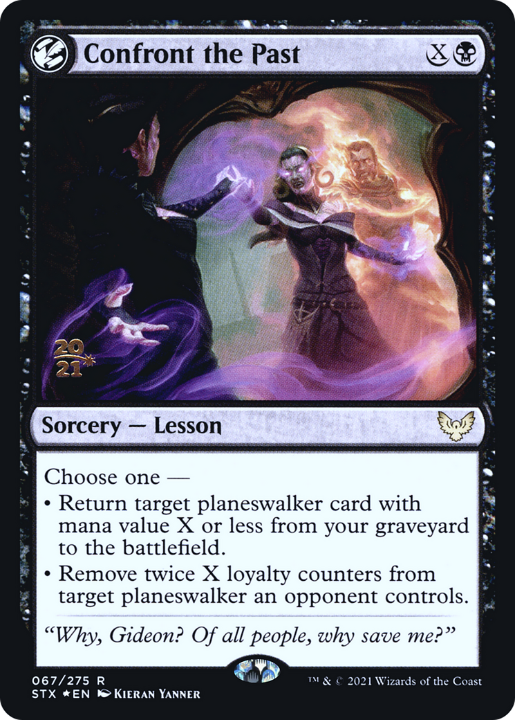Confront the Past (PRE-67S) [Strixhaven: School of Mages Promos]: (lesson) Foil
