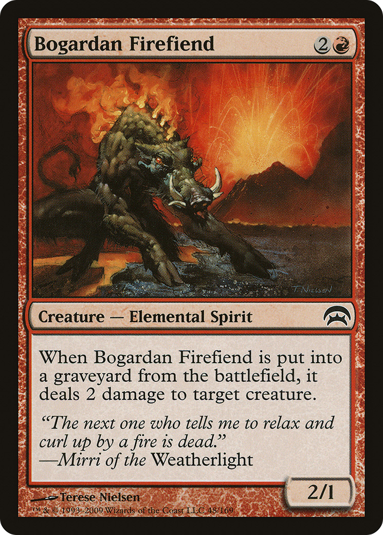 Bogardan Firefiend (HOP-048) [Planechase]