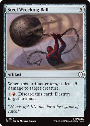 Steel Wrecking Ball (SPM-177) [Marvel's Spider-Man] Foil