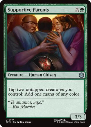 Supportive Parents (SPM-119) [Marvel's Spider-Man] Foil