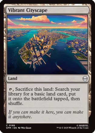 Vibrant Cityscape (SPM-188) [Marvel's Spider-Man] Foil