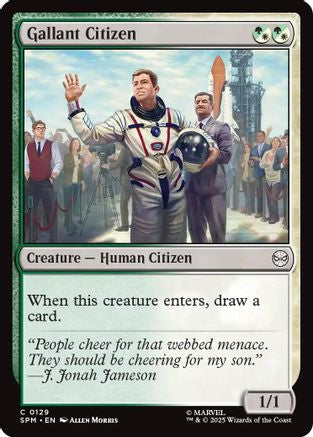 Gallant Citizen (SPM-129) [Marvel's Spider-Man] Foil