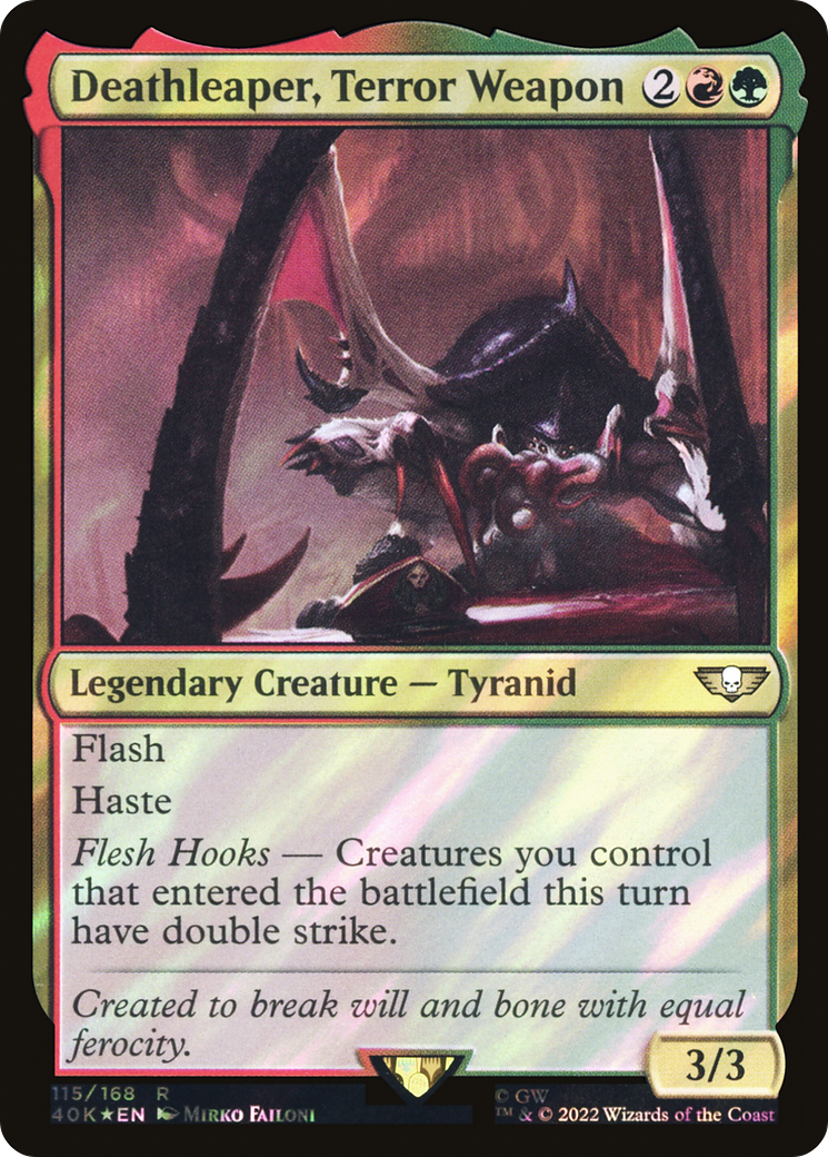 Deathleaper, Terror Weapon (Surge Foil) (40K-115) [Warhammer 40,000 Commander] Foil
