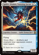 Spider-Woman, Stunning Savior (SPM-152) [Marvel's Spider-Man] Foil