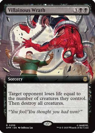 Villainous Wrath (Extended Art) (SPM-259) [Marvel's Spider-Man]