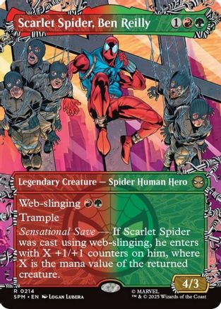 Scarlet Spider, Ben Reilly (Borderless) (SPM-214) [Marvel's Spider-Man]