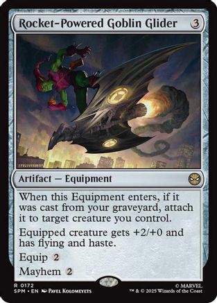Rocket-Powered Goblin Glider (SPM-172) [Marvel's Spider-Man] Foil