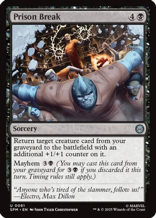 Prison Break (SPM-061) [Marvel's Spider-Man] Foil