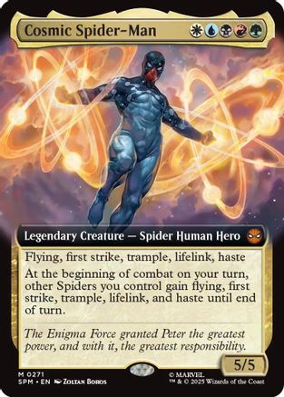 Cosmic Spider-Man (Extended Art) (SPM-271) [Marvel's Spider-Man] Foil