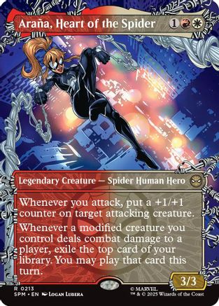 Araña, Heart of the Spider (Borderless) (SPM-213) [Marvel's Spider-Man]