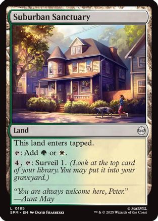 Suburban Sanctuary (SPM-185) [Marvel's Spider-Man] Foil