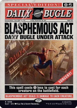 Blasphemous Act (1998) (SLD-1998) [Secret Lair Drop Series]