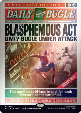 Blasphemous Act (1998) (Rainbow Foil) (SLD-1998) [Secret Lair Drop Series] Foil