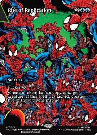 Rite of Replication (Borderless) (MAR-014) [Marvel Eternal-Legal] Foil