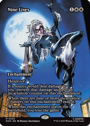 Nine Live (Borderless) (MAR-003) [Marvel Eternal-Legal]