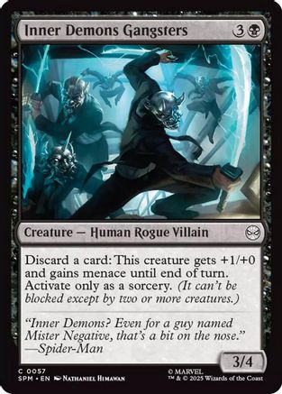 Inner Demons Gangsters (SPM-057) [Marvel's Spider-Man] Foil