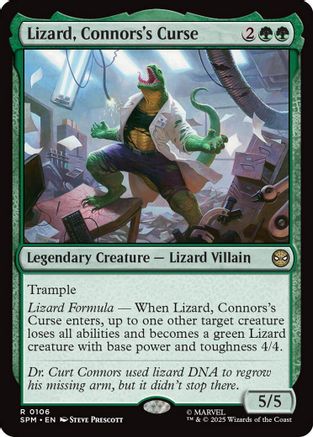 Lizard, Connors's Curse (SPM-106) [Marvel's Spider-Man]