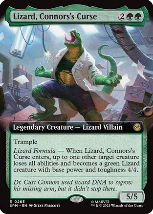 Lizard, Connors's Curse (Extended Art) (SPM-265) [Marvel's Spider-Man]